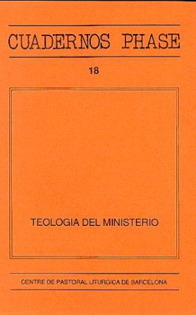 Portada Teología del ministerio