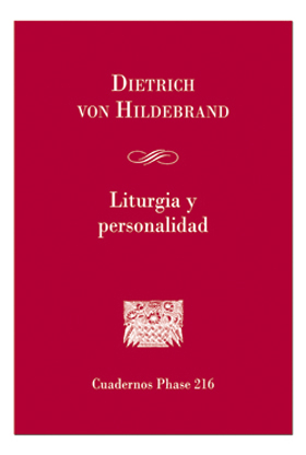 Portada Liturgia y personalidad
