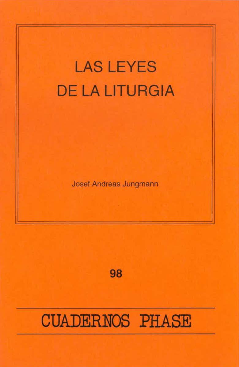 Portada Leyes de la liturgia, Las