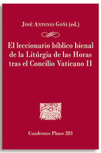 Portada El leccionario bíblico bienal de la Liturgia de las Horas tras el Concilio Vaticano II