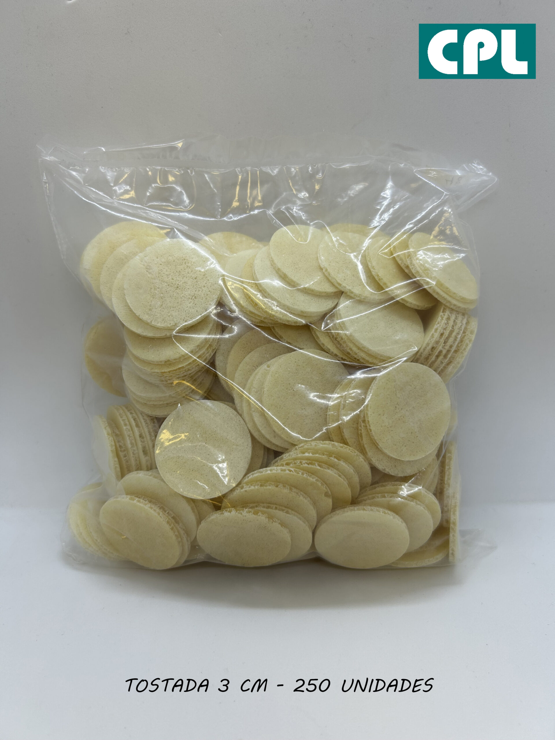 Tostada 3 cm – 250 unidades